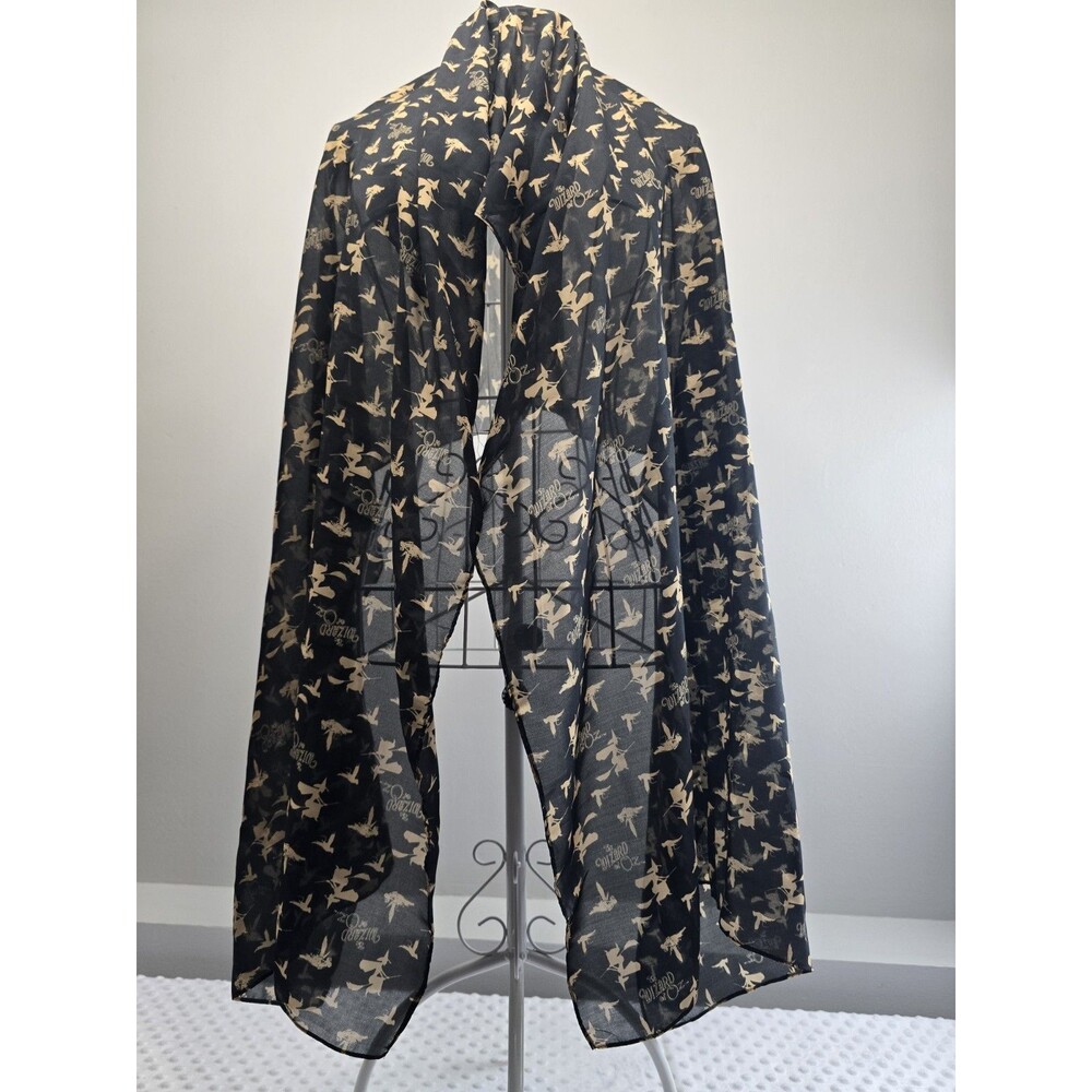 Erstwilder X Wizard of Oz Scarf Black Wicked Witch Flying Monkey Silhouette Rare
